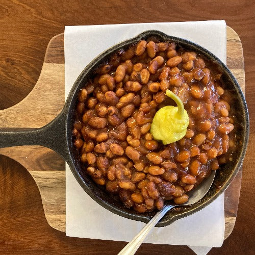 Baked Beans with Bacon for Two